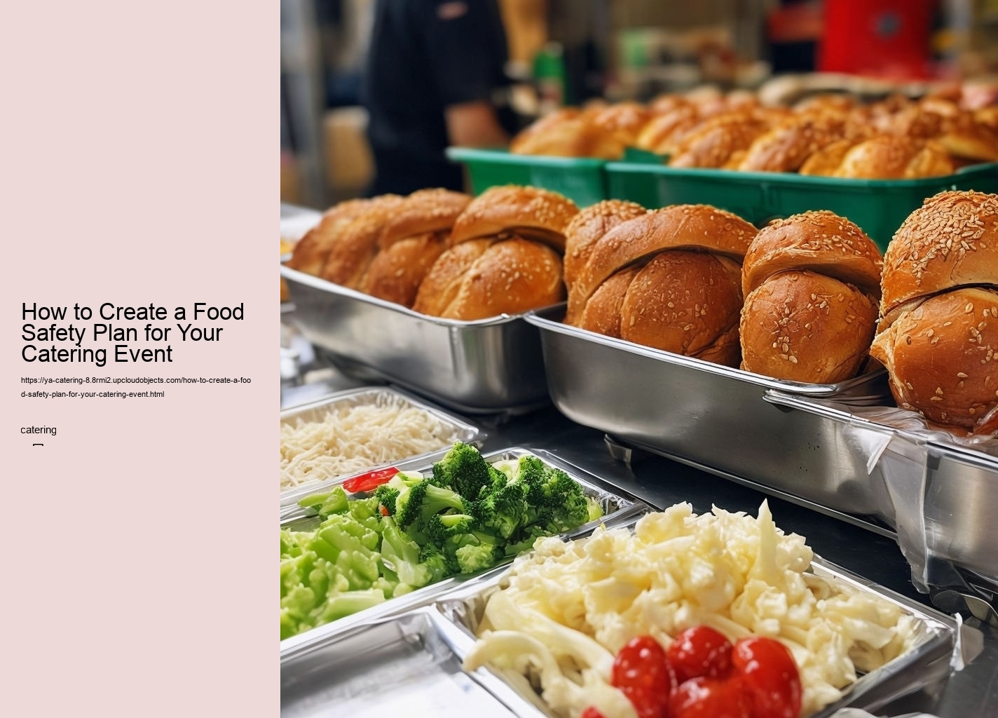 How to Create a Food Safety Plan for Your Catering Event