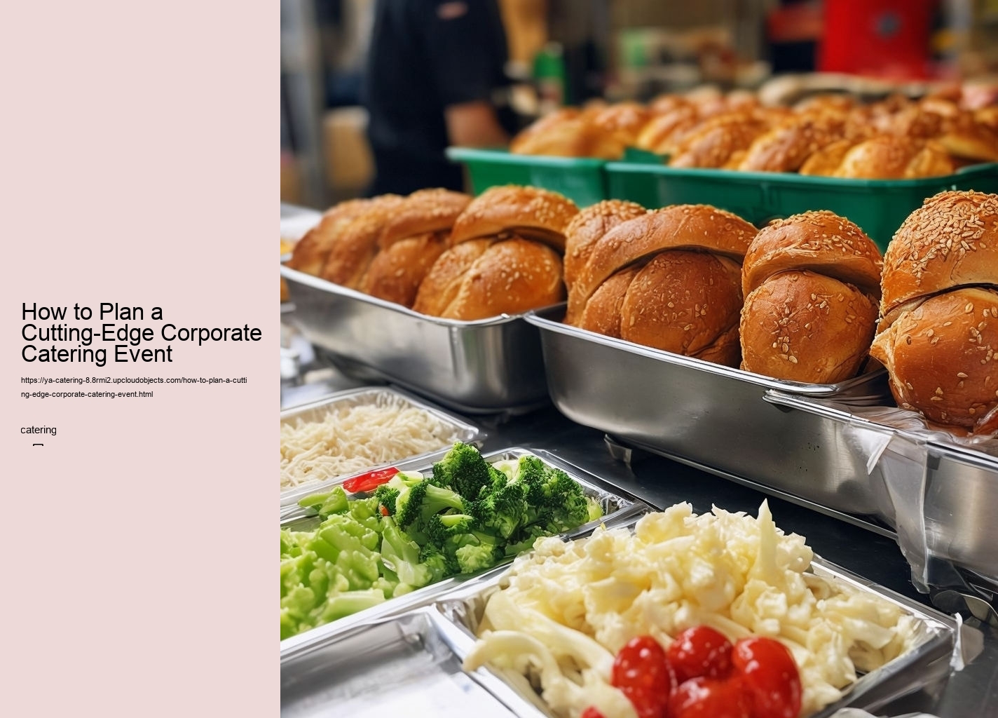 How to Plan a Cutting-Edge Corporate Catering Event